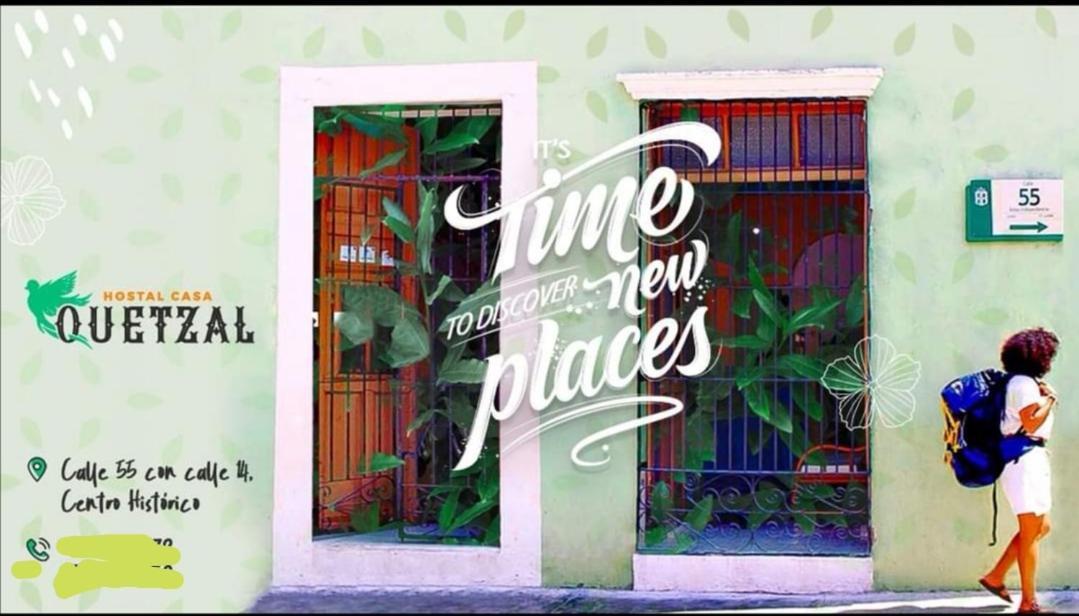 Hostel Casa Quetzal Campeche Exterior foto